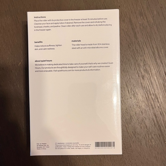 NIB Quiet Hours Pink Facial Ice Roller - Picture 7 of 8